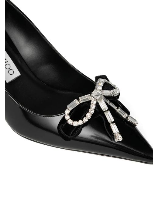 Jimmy Choo Black Auria 70 High Heels