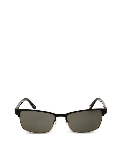 Fossil Sonnenbrille Mit Eckigem Gestell in Black für Herren