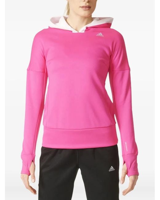 Adidas Pink Response Climawarm Astro Hoodie