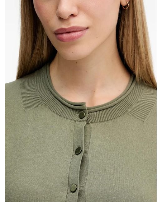 Sisley Green Long-Sleeves Cardigan