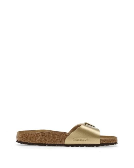 Birkenstock Metallic Madrid Flat Sandals