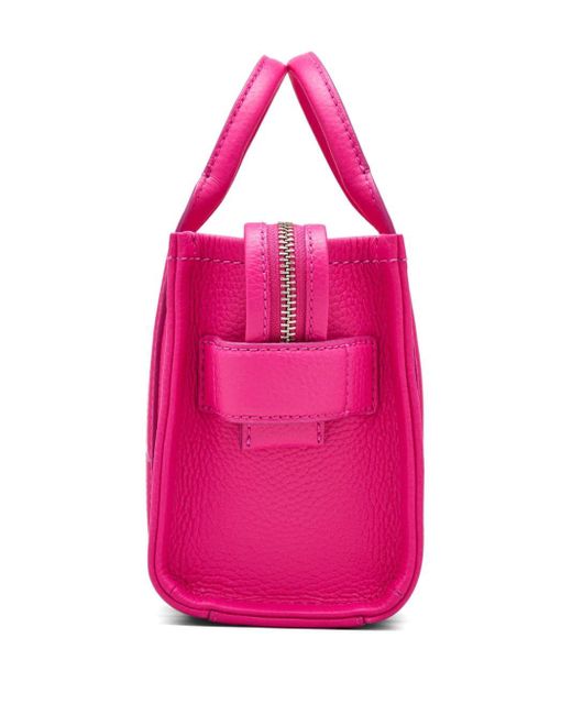 Marc Jacobs The Leather Crossbody Shopper in het Pink