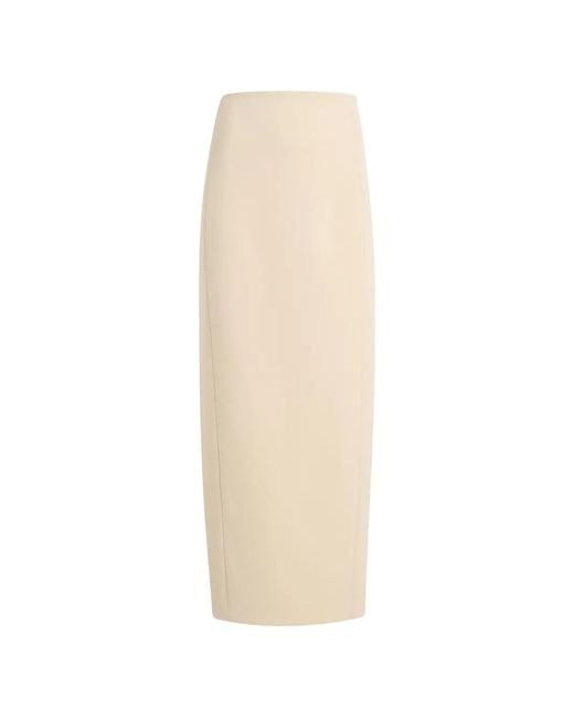 Khaite White Lyle Skirt