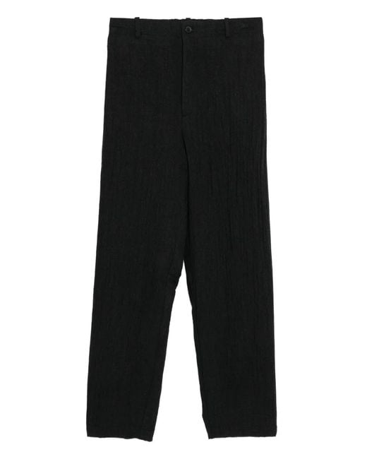 Forme D'expression Black Tapered Trousers for men