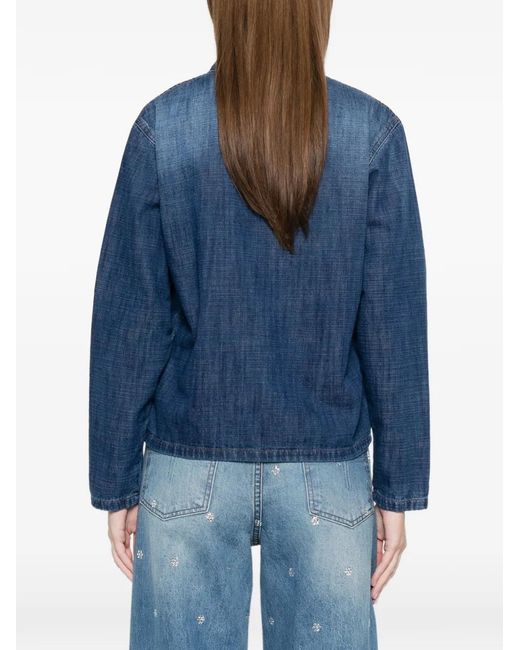 Lois Blue Gabriela Pocket Button Jacket