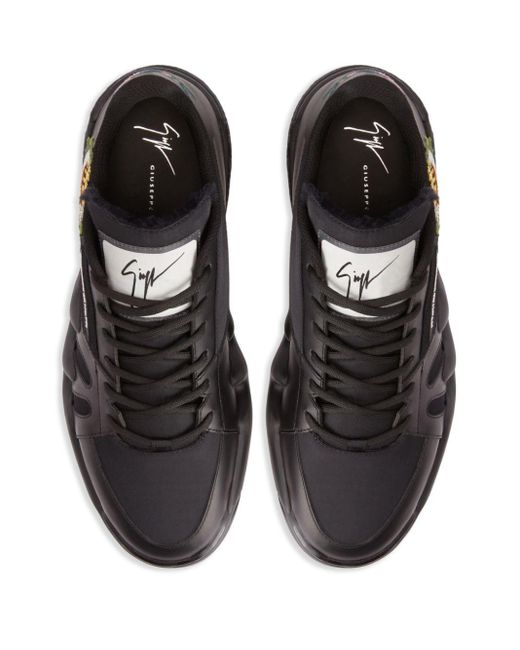 Giuseppe Zanotti Talon Low-top Sneakers in het Black voor heren