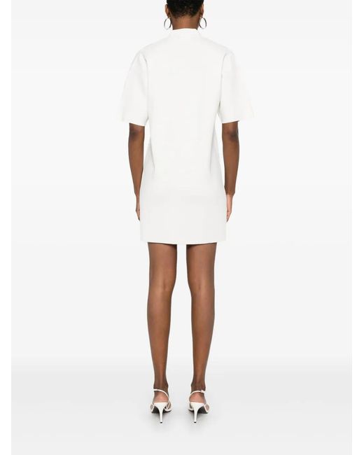 P.A.R.O.S.H. White Roma Mini Dress
