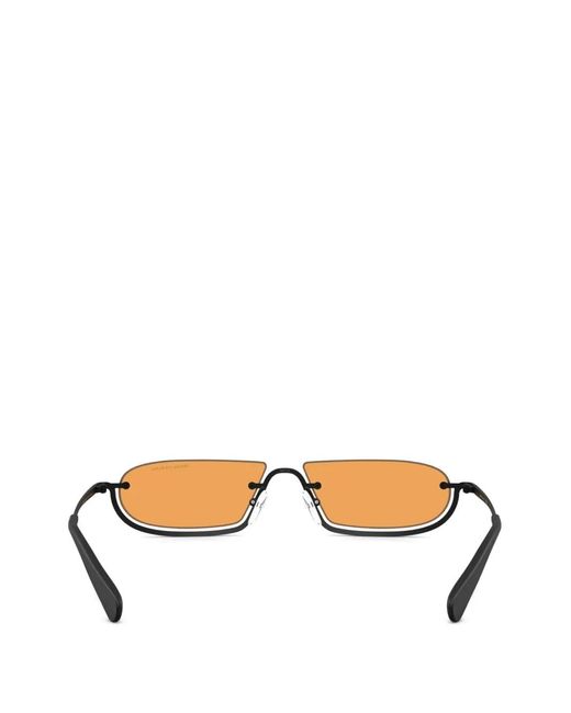 ARMANI EXCHANGE Metallic Lunettes De Soleil À Monture Rectangulaire for men