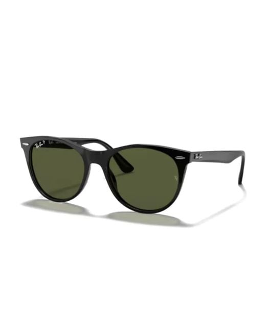 Ray-Ban Green Sonnenbrille Mit Rundem Gestell