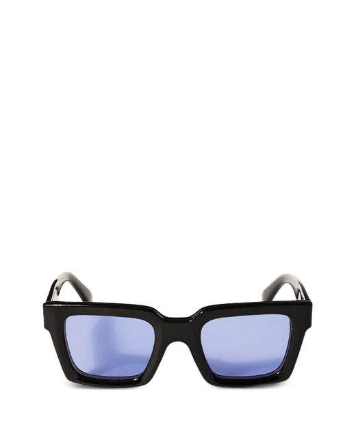 Off-White c/o Virgil Abloh Blue Arrows Square-Frame Sunglasses