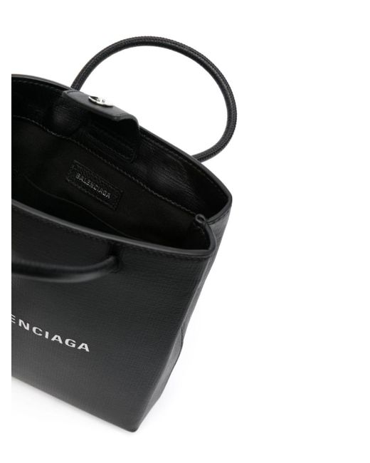 Balenciaga Black Mini Shopping Tote Bag