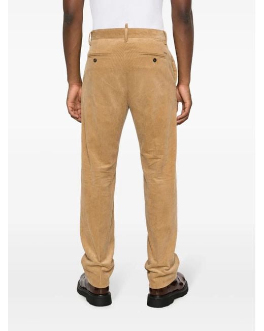 Pantalones Rectos DSquared² de hombre de color Natural