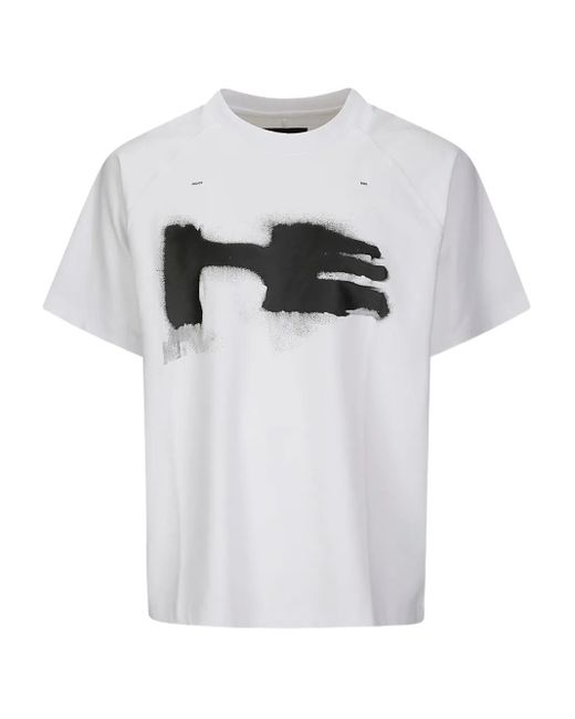 HELIOT EMIL T-Shirt mit grafischem Print in White für Herren
