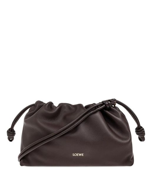 Loewe Brown Sac Seau Flamenco En Cuir
