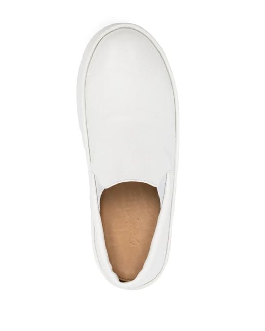 Marsèll White Cassapelle Slip-On Sneakers for men