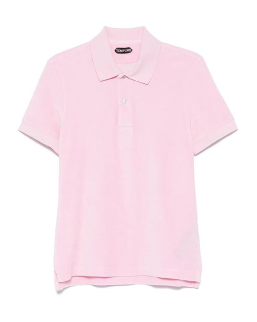 TOM FORD トム フォード ピケ ショートスリーブ ポロシャツ