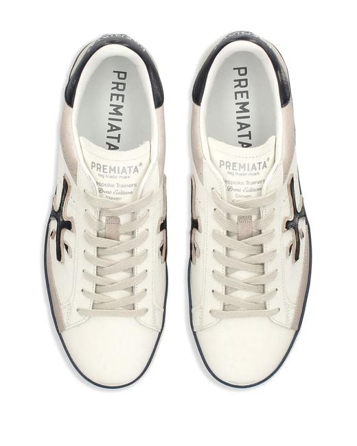 Premiata White Steven Sneakers for men
