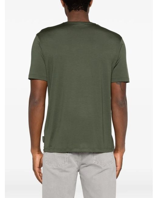 Montecore Green Crew-Neck T-Shirt for men