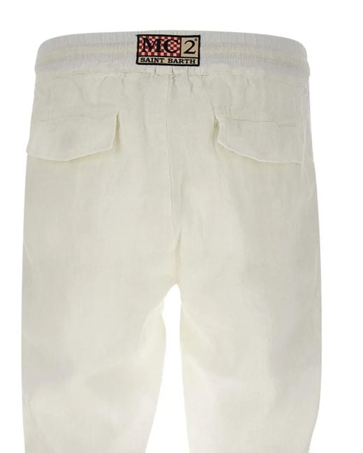 Mc2 Saint Barth Calais Hose in White für Herren