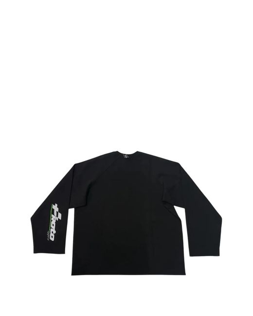 PROTOTYPES Logo-Print Long-Sleeve T-Shirt in Black for Men | Lyst