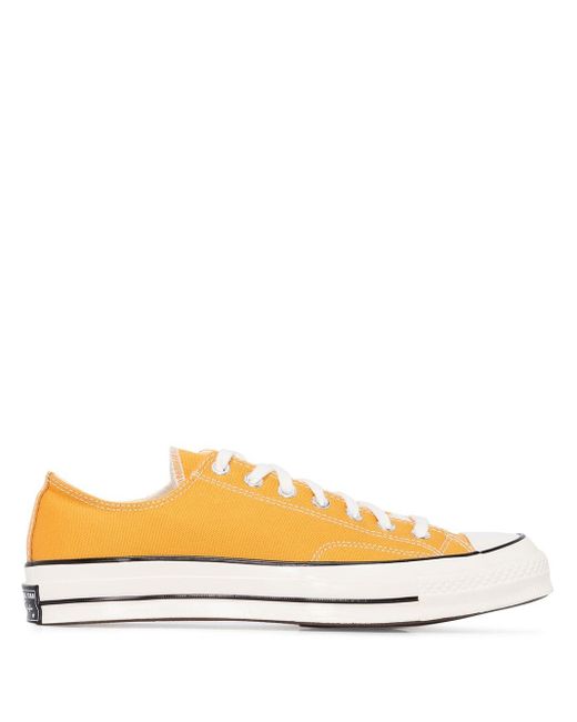 Converse Chuck Low Sneakers in Green (Yellow) for Men - Save 72% -
