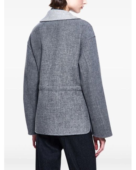 Giorgio Armani Gray Drawstring Jacket
