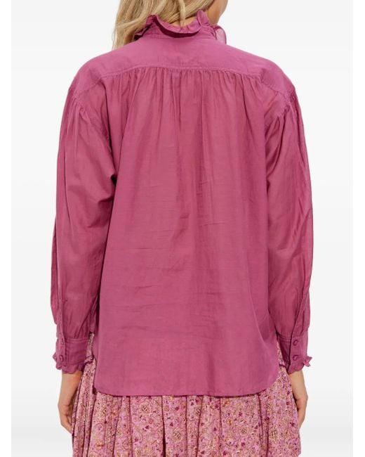 Blusa Con Ruches di Isabel Marant in Pink