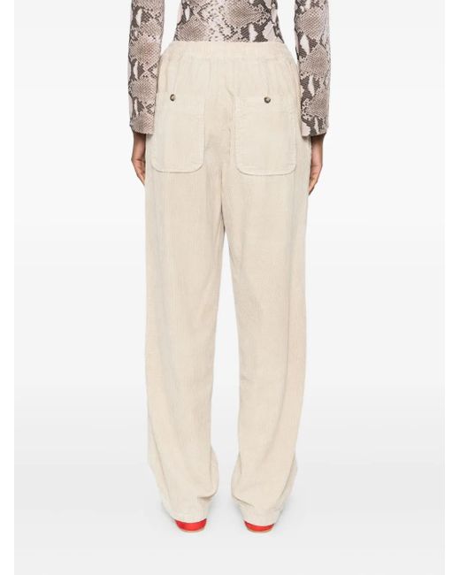 Isabel Marant コーデュロイ ストレートパンツ Natural
