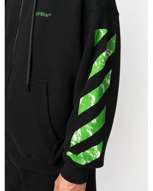 Off-White c/o Virgil Abloh Moon Cam Arrow Skate Fit Hoodie In Black for men