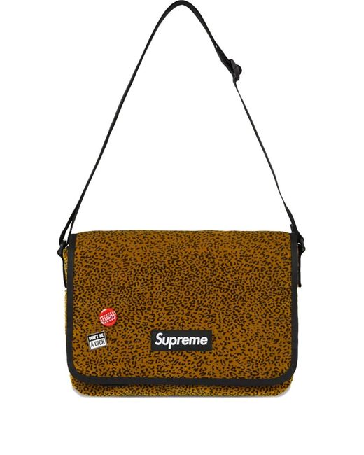 Supreme Metallic Textured Shoulder Bag