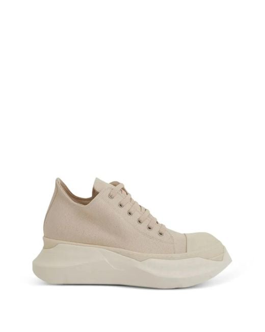 Rick Owens White Abstract Chunky-Sole Sneakers for men