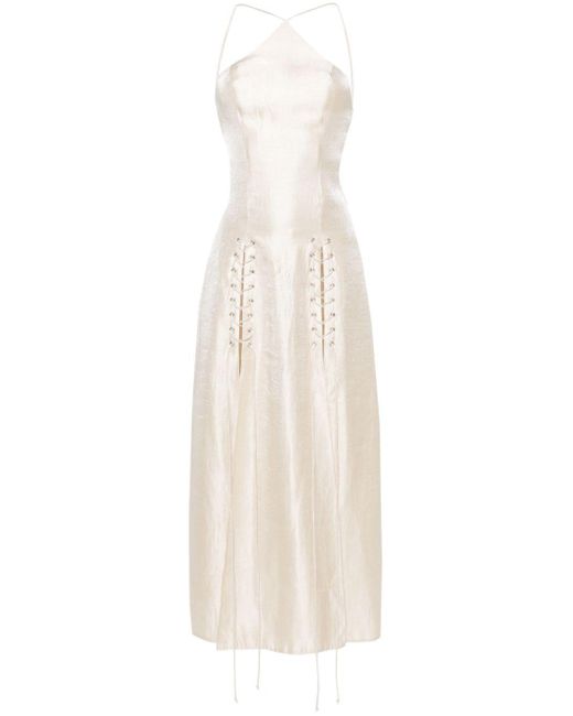 MANURI White Amanda Maxi Dress