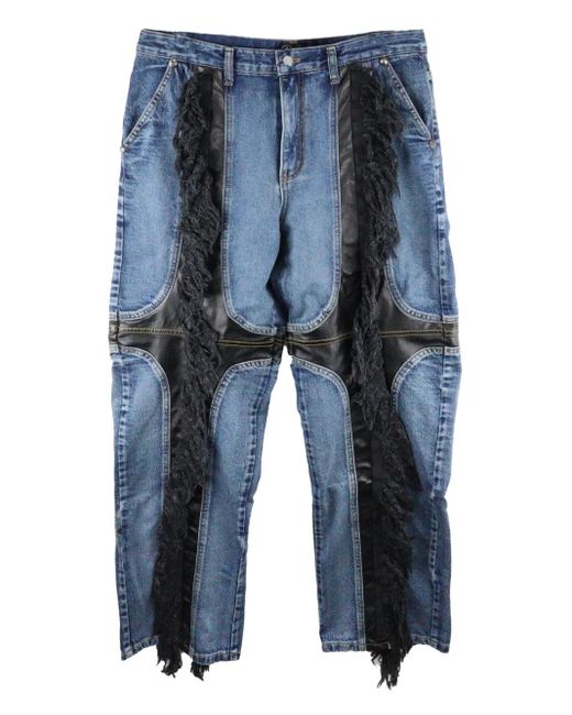 THUG CLUB Mohican Jeans in het Blue voor heren