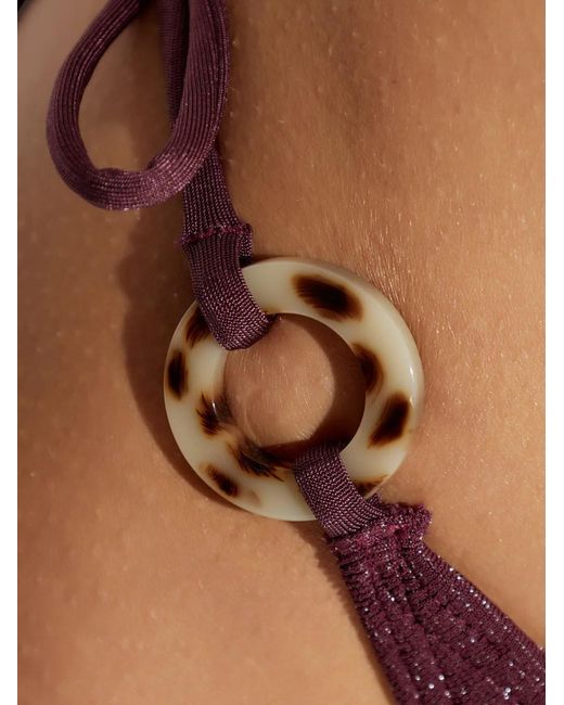 Bondeye Purple Ring Bikinihöschen
