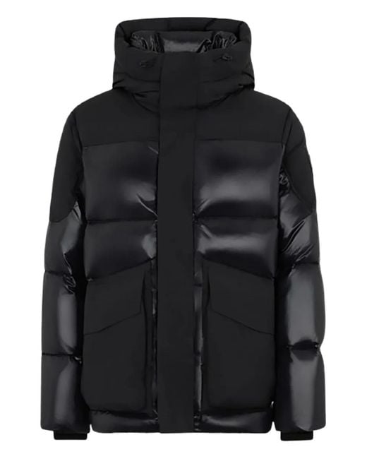 Moose Knuckles Black Briar Quilted Padded Jacket for men