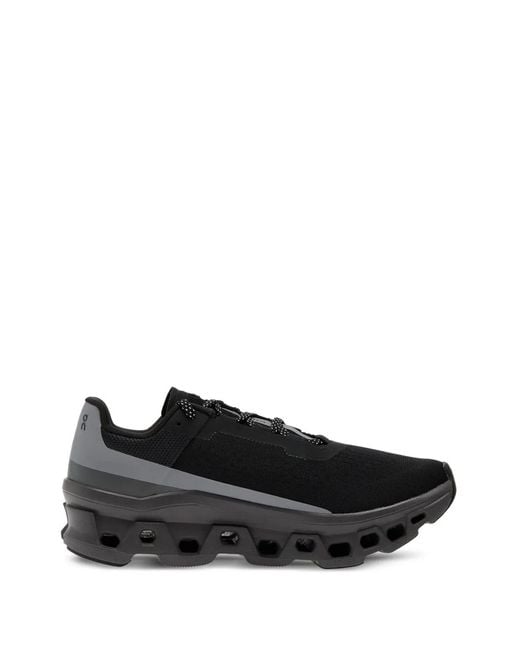 On Shoes Black Cloudmster Lumos Low-Top Sneakers
