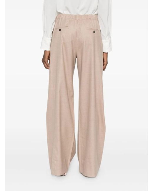 Hemisphere Natural Button Trousers