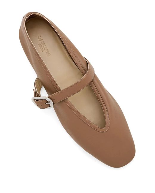 Le Monde Beryl Brown Stelea Ballerina Shoes