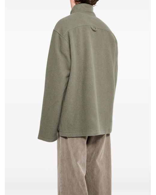 Rier Green Zip-Up Jumper for men