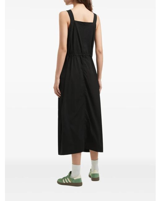 Chocoolate Black Drawstring Dress