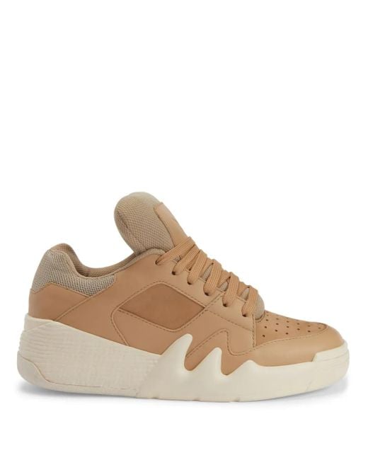Giuseppe Zanotti Brown Talon Mid-Top Sneakers