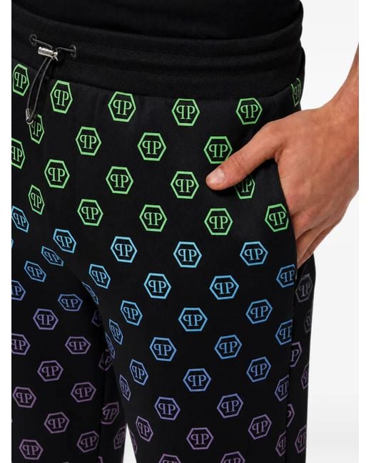 Philipp Plein Joggingbroek Met Monogram in het Green voor heren