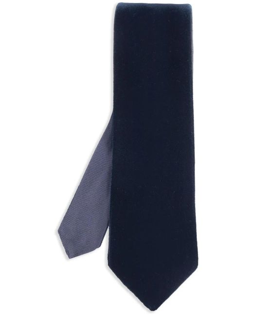 Giorgio Armani Blue Woven Jacquard Tie for men