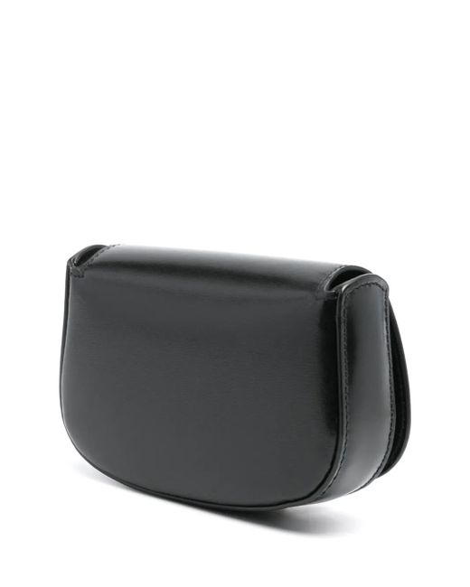 ★Saint Laurent★ Mini Leather Logo Cross Bag Black 8027280U Saint Laurent - Leather mini crossbody bag black - The Corner