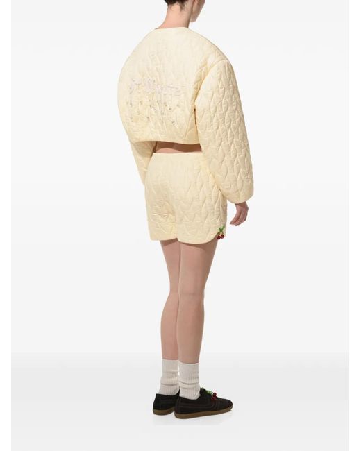 Anouki Natural Quilted Shorts