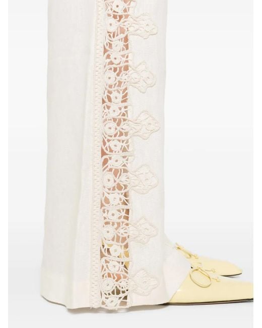 Pantaloni Illuminate di Zimmermann in White