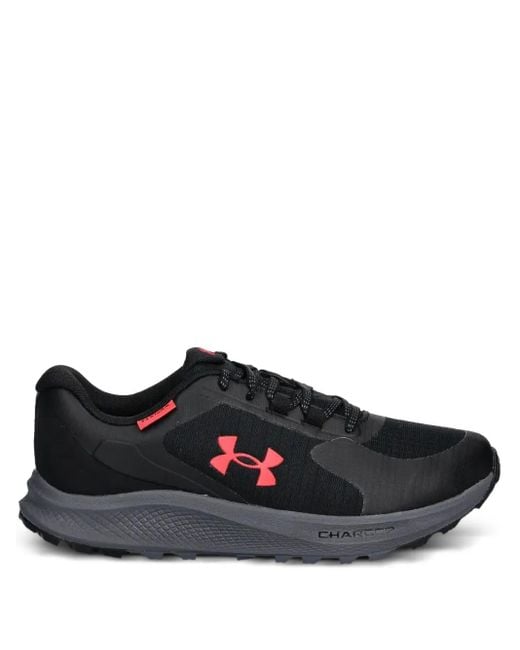 Under Armour Black Logo-Detail Lace-Up Sneakers for men