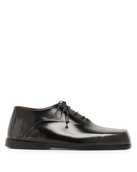 Marsèll Black Musetto Patent-Leather Oxford Shoes for men