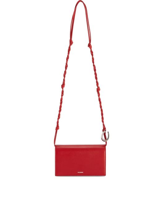 Jil Sander Red Horse Tangle Cross Body Bag