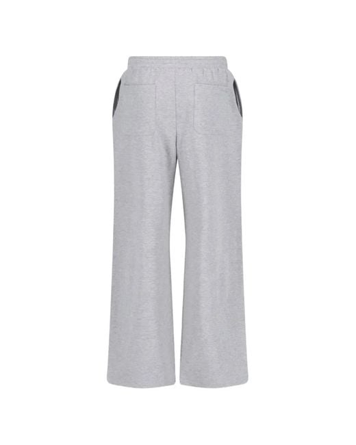 DUNST Gray Logo-Embroidered Drawstring Track Pants